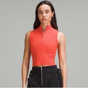 Lululemon Open Back Half Zip Sweater